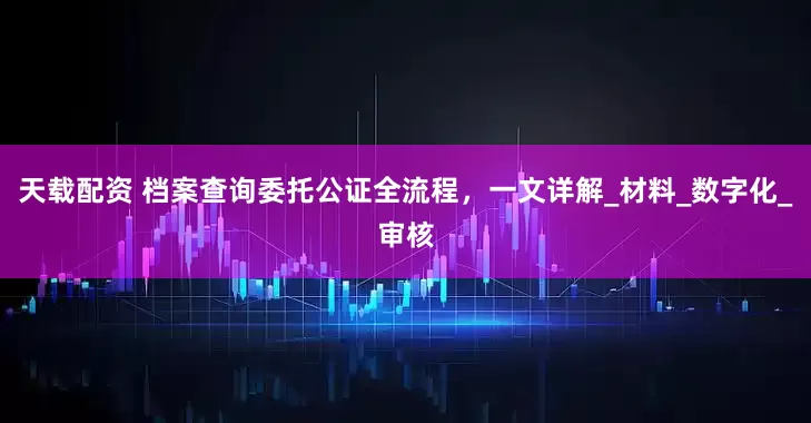 天载配资 档案查询委托公证全流程，一文详解_材料_数字化_审核