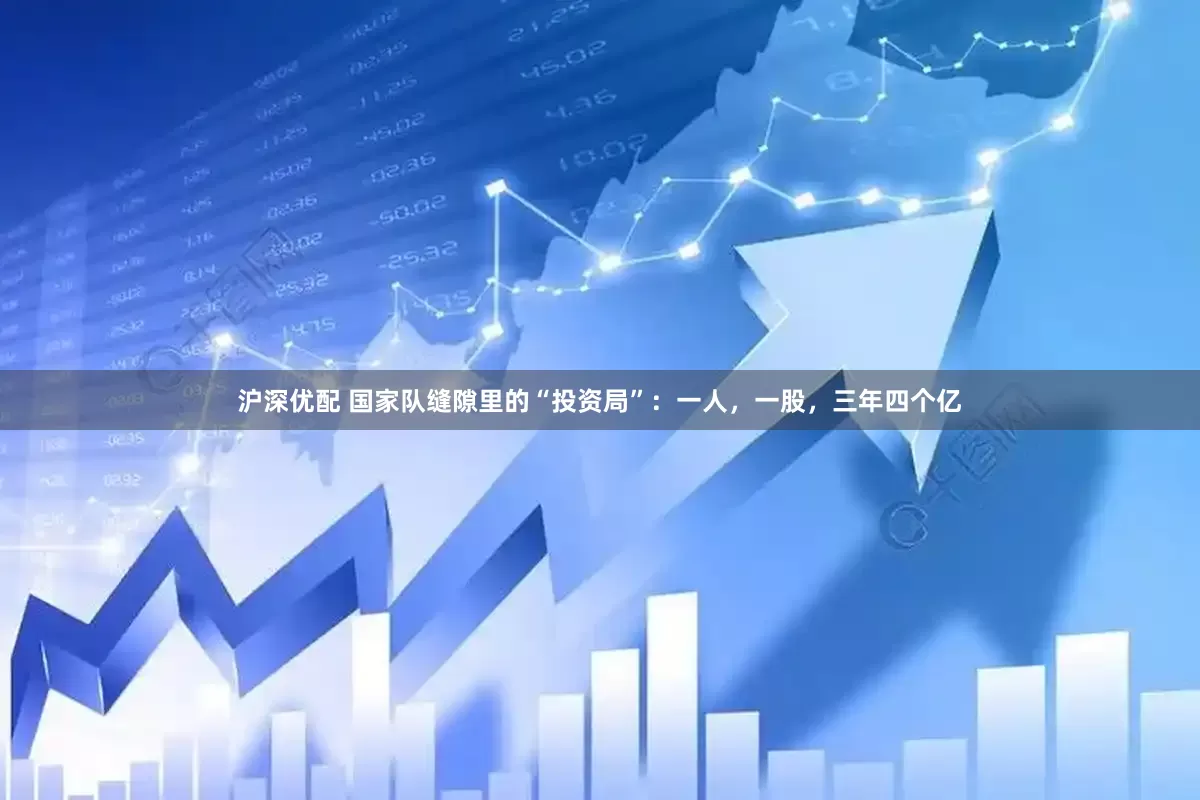 沪深优配 国家队缝隙里的“投资局”：一人，一股，三年四个亿