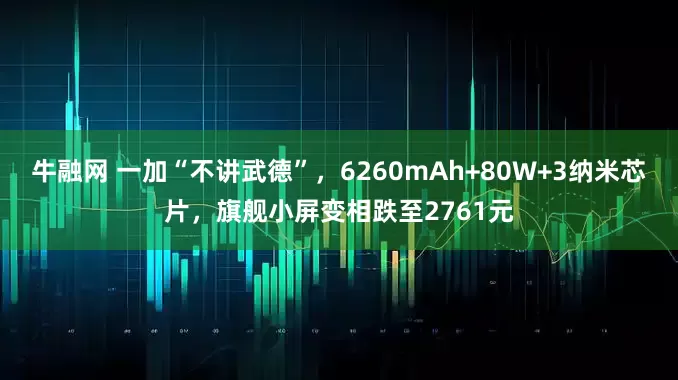牛融网 一加“不讲武德”,6260mAh+80W+3纳米芯片,旗舰小屏变相跌至2761元